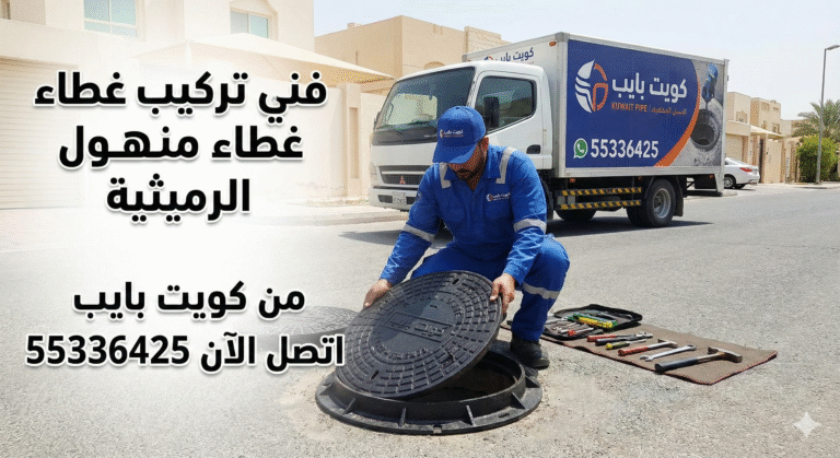 فني تركيب غطاء منهول الرميثية من كويت بايب اتصل الآن 55336425