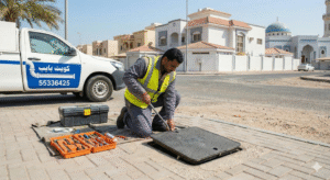  تركيب غطاء منهول الفنطيس