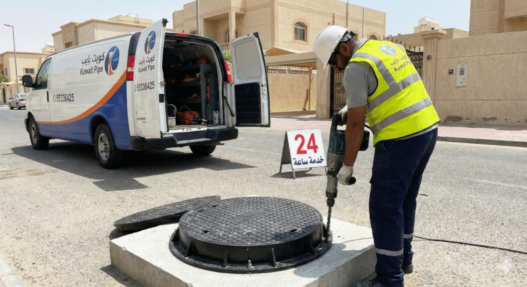 فني تركيب غطاء منهول السره خدمه 24 ساعه من كويت بايب  55336425