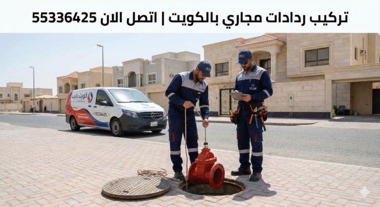 تركيب ردادات مجاري بالكويت |  اتصل الان علي كويت بايب وانتقي الجودة 55336425