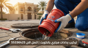 تركيب ردادات مجاري 